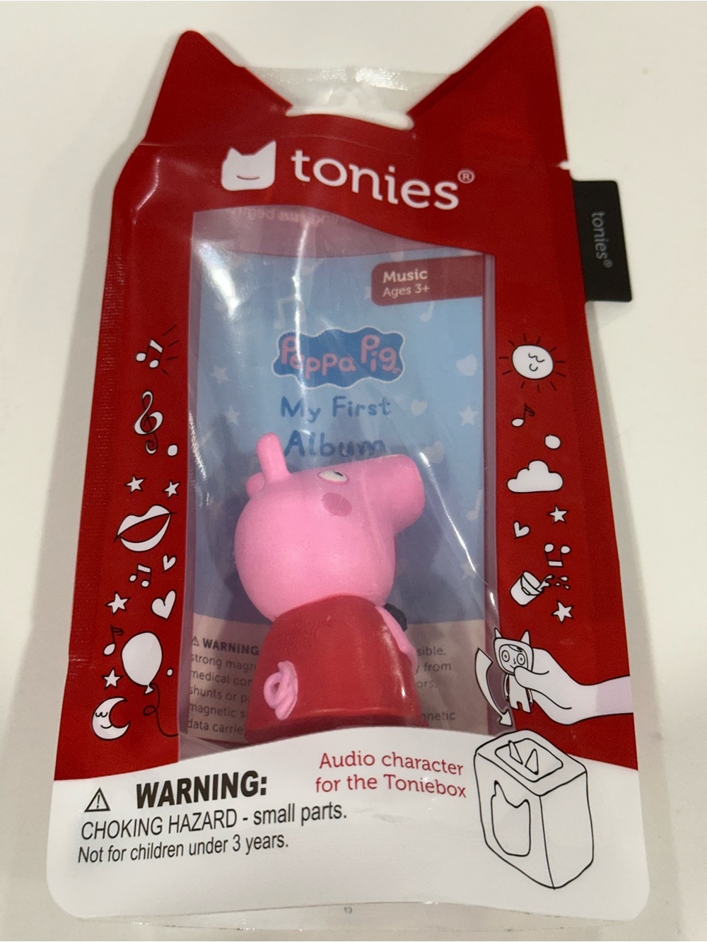 Peppa Pig Tonies Figure - Pink and Red Audio Character
